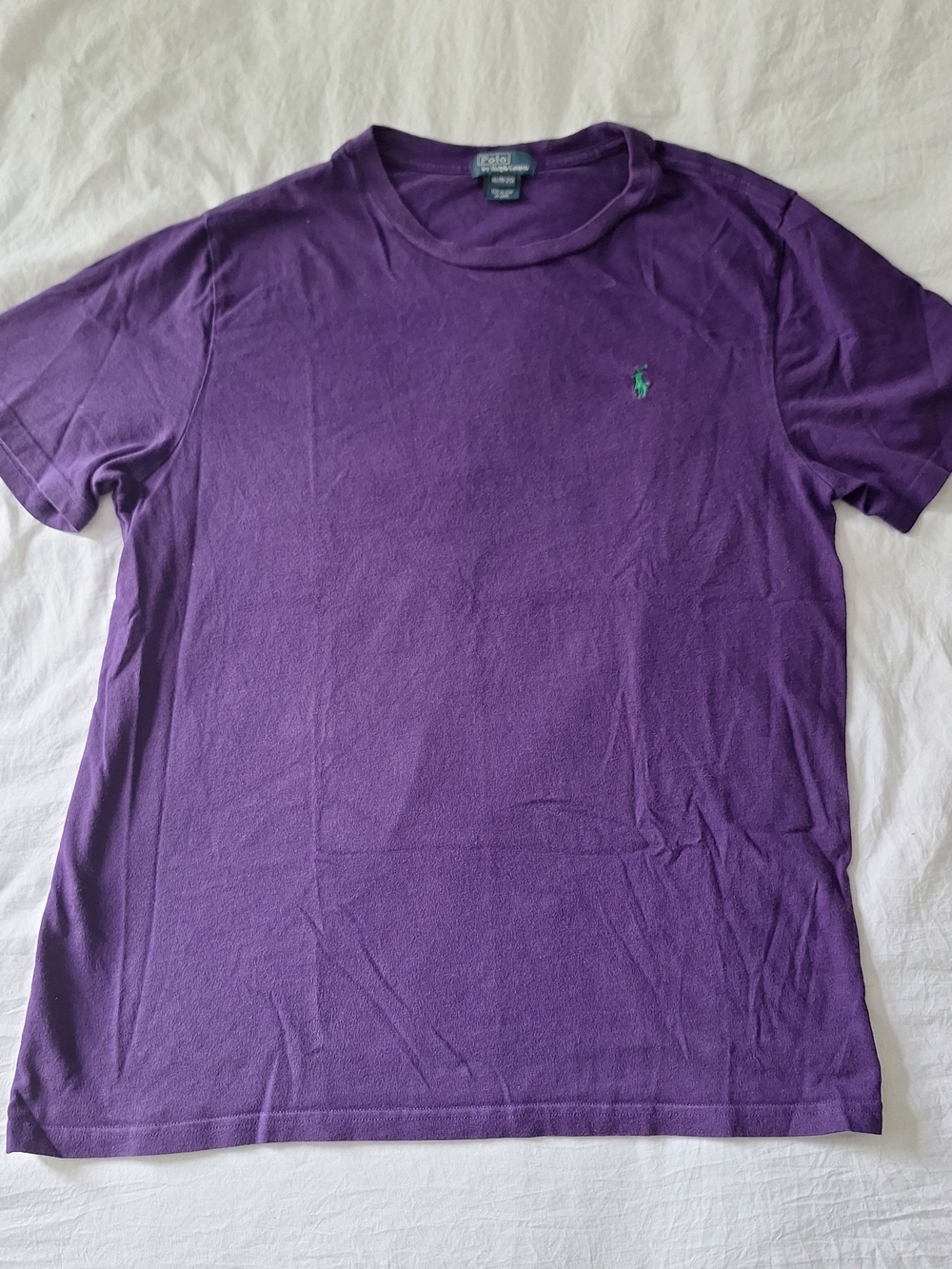 Polo by Ralph Lauren Purple / Green 100% Cotton T-Shirt Men’s Size XL(18-20)